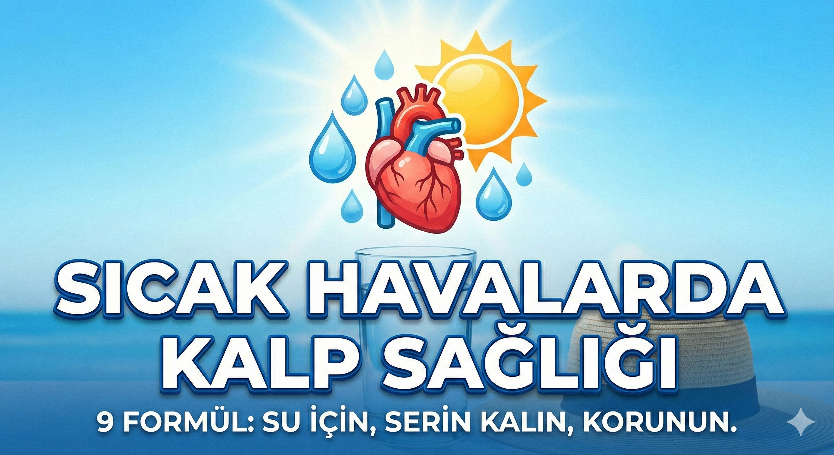 Sıcak havalarda kalp sağlığını korumanın 9 formülü